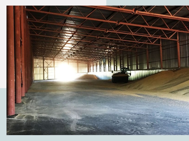 Строительство зернохранилищ в Гусь-Хрустальном