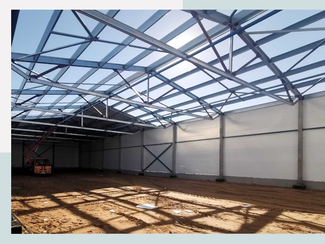 Строительство сенохранилищ в Гусь-Хрустальном