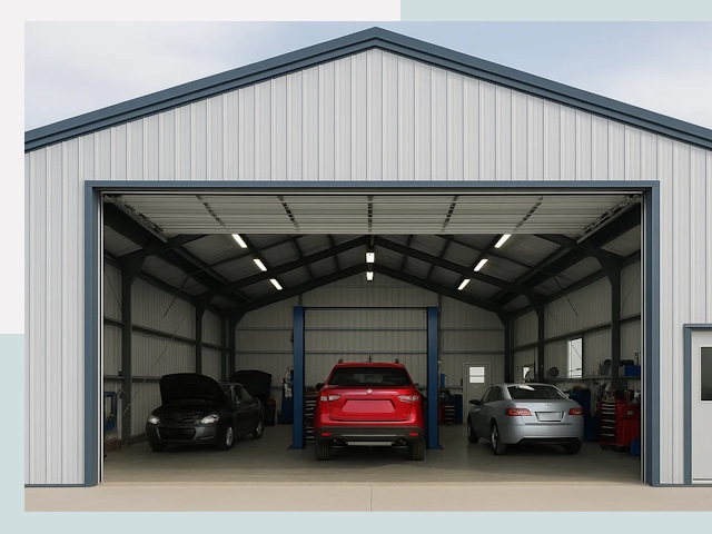 Ангары из сэндвич панелей от 642 руб. в Гусь-Хрустальный