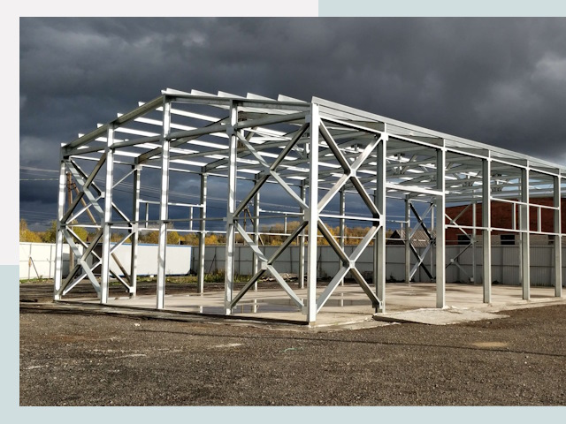 Двускатные ангары в Гусь-Хрустальный от 642 руб. за квадрат