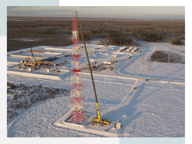 Мачты связи в Гусь-Хрустальном