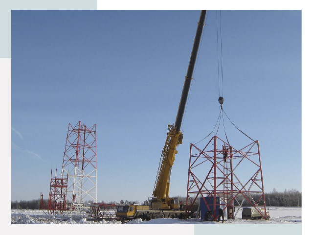 Монтаж вышек связи в Гусь-Хрустальном