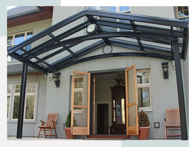 Козырьки металлические в Гусь-Хрустальном