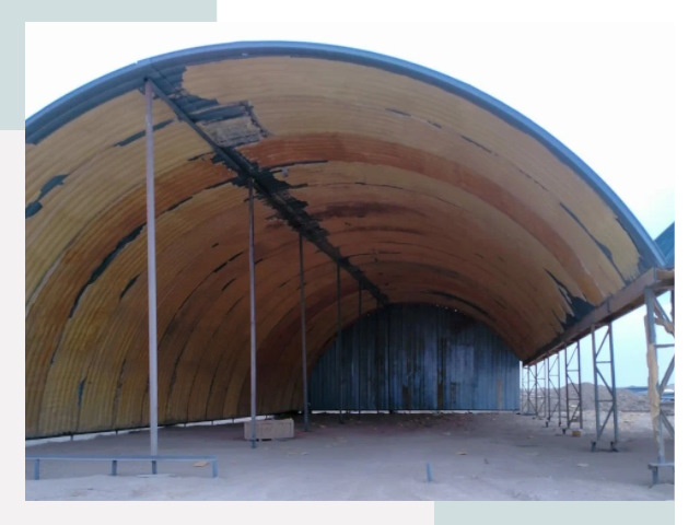 Реконструкция ангаров в Гусь-Хрустальном